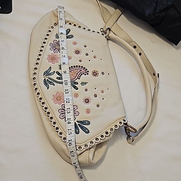 NWOT Isabella fiore leather embroidered bag - Picture 7 of 9